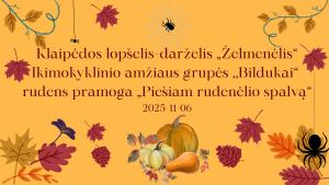 Naujienos „Pramoga „Piešiam rudenėlio spalvą““ galerija. Nuotrauka 1 iš 4