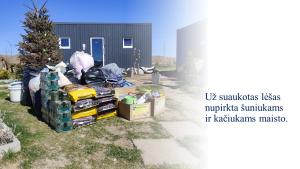 Naujienos „Gerumo akcija „Padėkime beglobiams gyvūnams, gyvenantiems VŠĮ „Būk mano draugas“ gyvūnų prieglaudoje““ galerija. Nuotrauka 5 iš 6